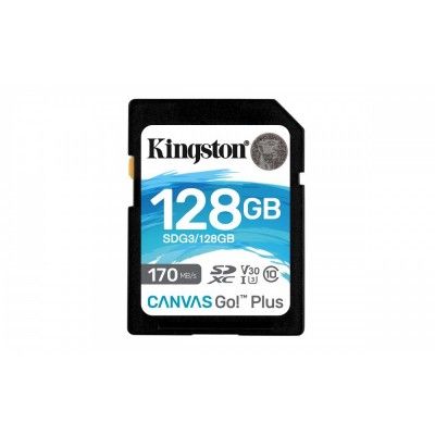 Carto de Memria SDXC 128GB CANVAS GO P 170MB/S CLASS 10 UHS-I U3 V30
