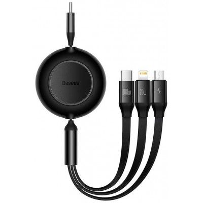 Cabo Carregamento Rpido Bright Mirror 2 Series 3-In-1 Usb-C 100W 1.1m Preto