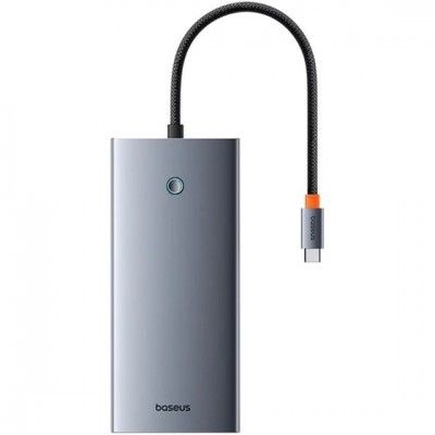 Baseus Ultrajoy Series 11-Port Hub Docking Station Space Grey Type-C To Hdmi 4K@60Hz * 2+DP 4K@60Hz 