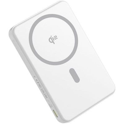 Os-Baseus Airpow Ii Qi2 Magnetic Power Bank 10000Mah 22.5W Moon White